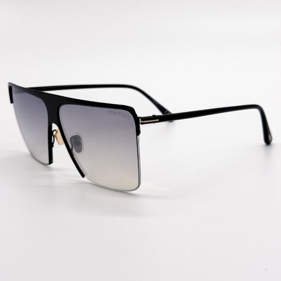 NEW TOM FORD SOFI TF840 01C SUNGLASSES WOMEN SQUARE BLACK FT0840/S - Picture 5 of 8